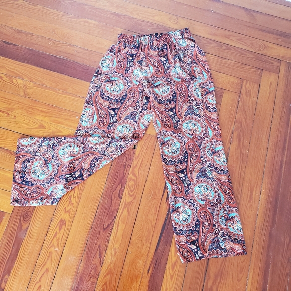 Check it out paisley patterned pants 1XL - Picture 2 of 6